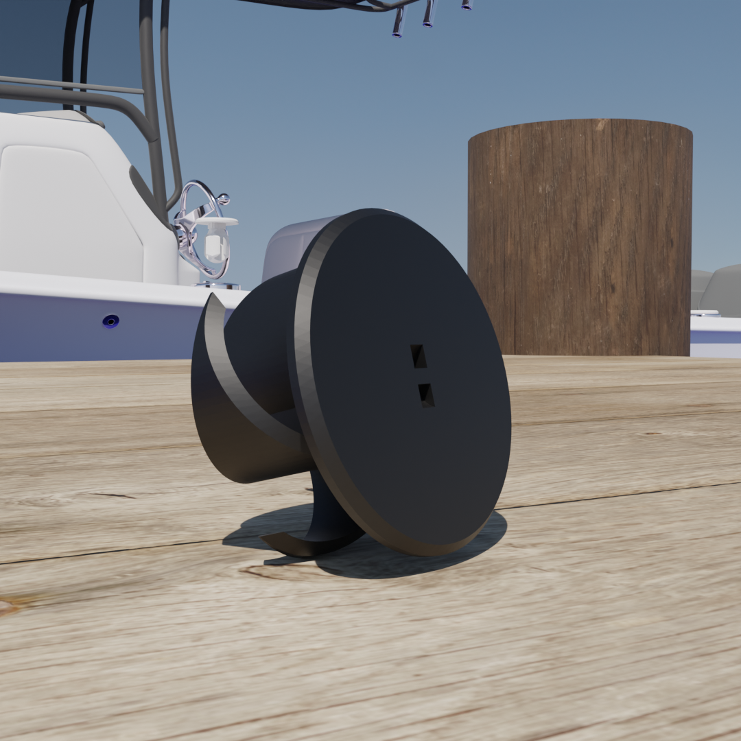 3.5" Cup Holder Plug with Pull Tab